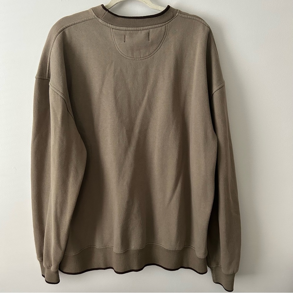 Vintage Wooand Trail nature fishing cabin deer crew neck XXL - Picture 2 of 6